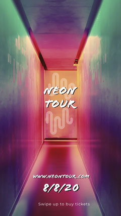 Free Customizable Neon Templates Adobe Spark