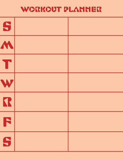 Free Workout Calendar Templates | Adobe Express