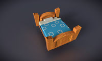 Stylized Bed