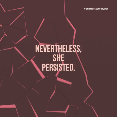 Nevertheless, she persisted.