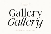 Gallery - Modern Beauty Ligature Serif