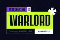 Warlord Sans Serif Font