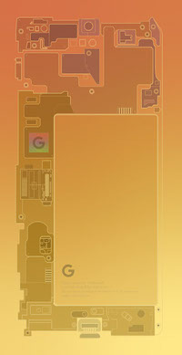 Pixel 7 teardown diagram wallpapers on Behance