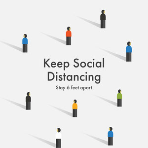 Free Social Distancing Poster Designs Templates Adobe Spark