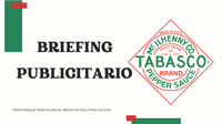 Advertising briefing Tabasco