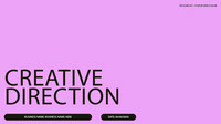 Creative Direction InDesign File