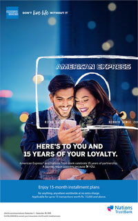 American Express 50 years of loyalty
