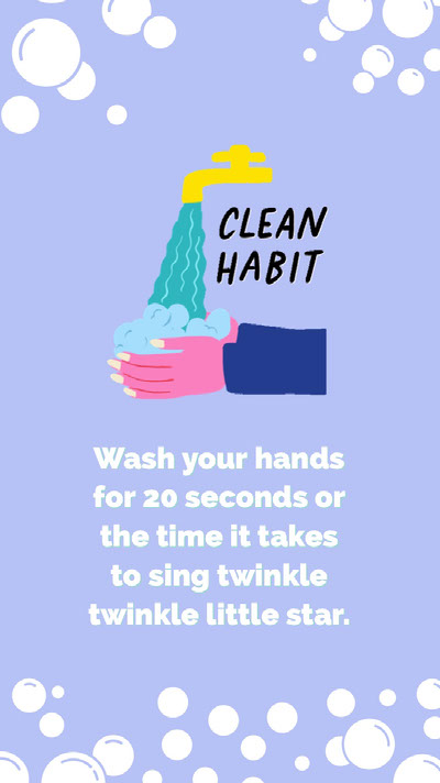 Free Wash Your Hands Poster Designs Templates Adobe Spark,Colorful Science Doodle Background