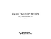 Cypress Foundation Solutions Logo Branding