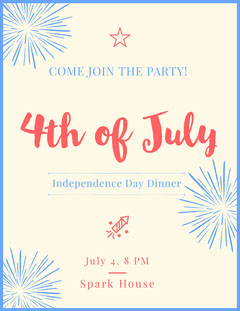Customizable 4th Of July Templates Adobe Spark