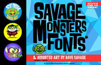 Savage Monsters Fonts PDF