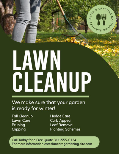 Printable Free Lawn Care Flyer Template For Microsoft Word Templates