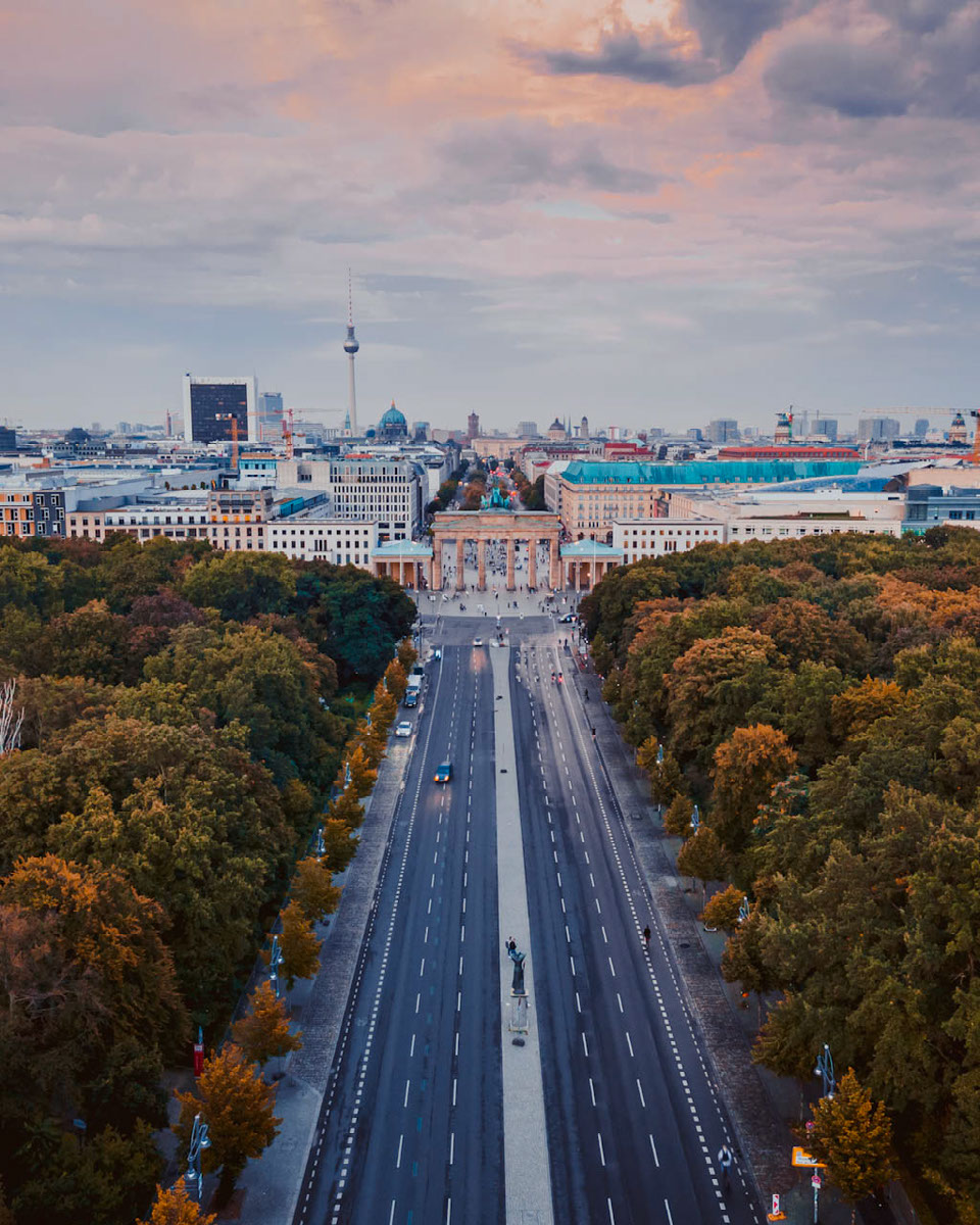 Berlin from above | Edit | Photoshop Lightroom
