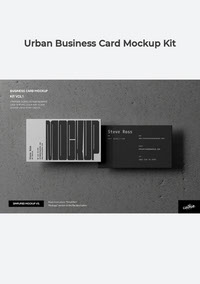 Urban Business Card Mockup Kit