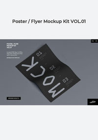 Poster Flyer Mockup Kit VOL 1