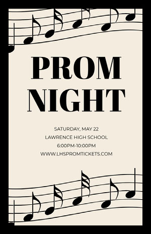 Prom Posters Templates Adobe Spark