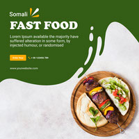 Social media post Somali food
