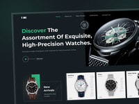 Branded Watches Web Design Concept