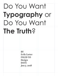 Typographic Booklet 2