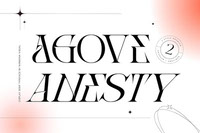 Agove Anesty - Luxury Font