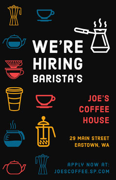 Free Customizable Job Poster Templates Adobe Spark