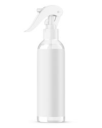 Clear Trigger Spray Bottle - PSD mockup