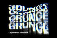 Grunge Displacement Text Effect