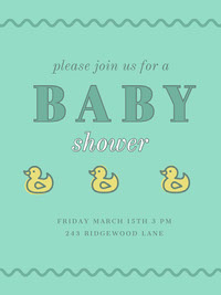 Make Your Own Baby Shower Invitations For Free Adobe Spark