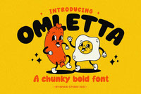 Free Omletta - A Chunky Bold Font
