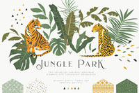 Jungle Park Collection Leopard Tiger Tropical