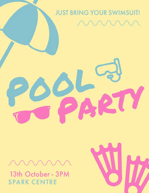 Free Pool Party Invitations Templates Adobe Spark