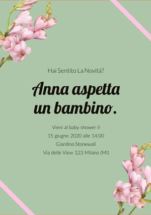 Crea Gratuitamente Inviti A Un Baby Shower Adobe Spark
