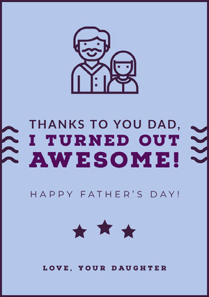 Father S Day Cards Templates Adobe Spark Post