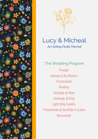 Make Custom Wedding Programs For Free Adobe Spark
