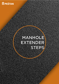 Manhole extender steps design