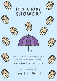 custom baby shower invitations online