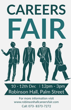 Free Customizable Career Fair Posters Templates Adobe Spark