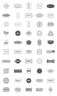 50 Retro Modern Logos Vol 2