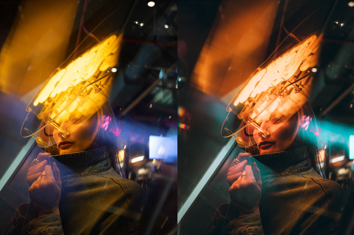 Creating a Prism Color Light Portrait Tutorial Lightroom