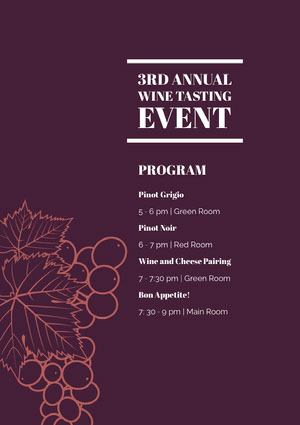 Free Event Program Templates Design Event Programs Online Adobe Spark