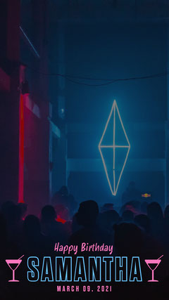 Free Customizable Neon Templates Adobe Spark