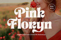 Pink Floryn Beautiful Display Serif Font