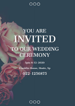 Customizable Rustic Wedding Invitation Templates Adobe Spark