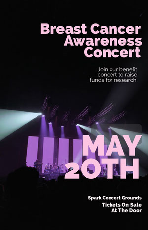 Free Concert Poster Templates Adobe Spark