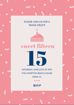 Free Quinceanera Invitation Maker With Online Templates Adobe Spark