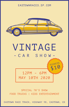 Customizable Car Show Templates Adobe Spark