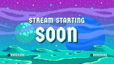 Stream Starts Soon Template on Make a GIF