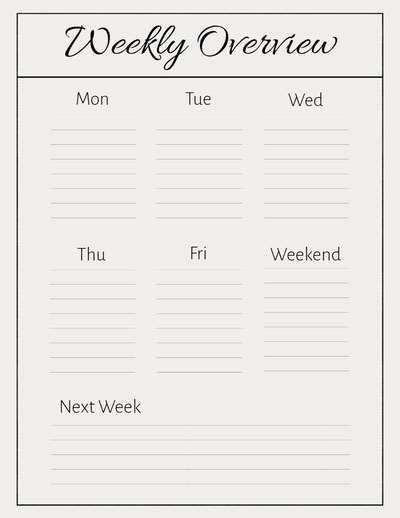 Free Weekly Calendar Templates | Adobe Express
