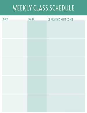 Free Printable Teacher Lesson Plan Template