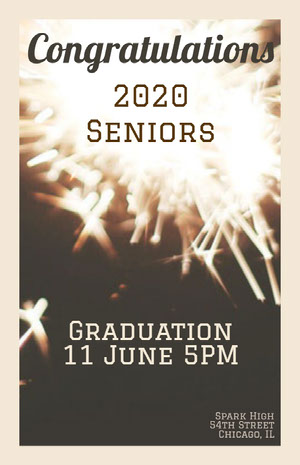 Graduation Poster Templates Adobe Spark